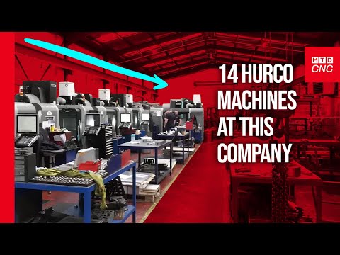 With their recent investment in a DCX22i, Jones Nuttall have 14 HURCO machines!