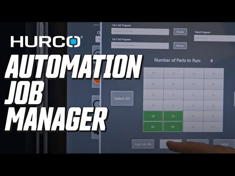 Hurco Control Feature: Automation Job Manager